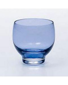 日本透明藍清酒杯